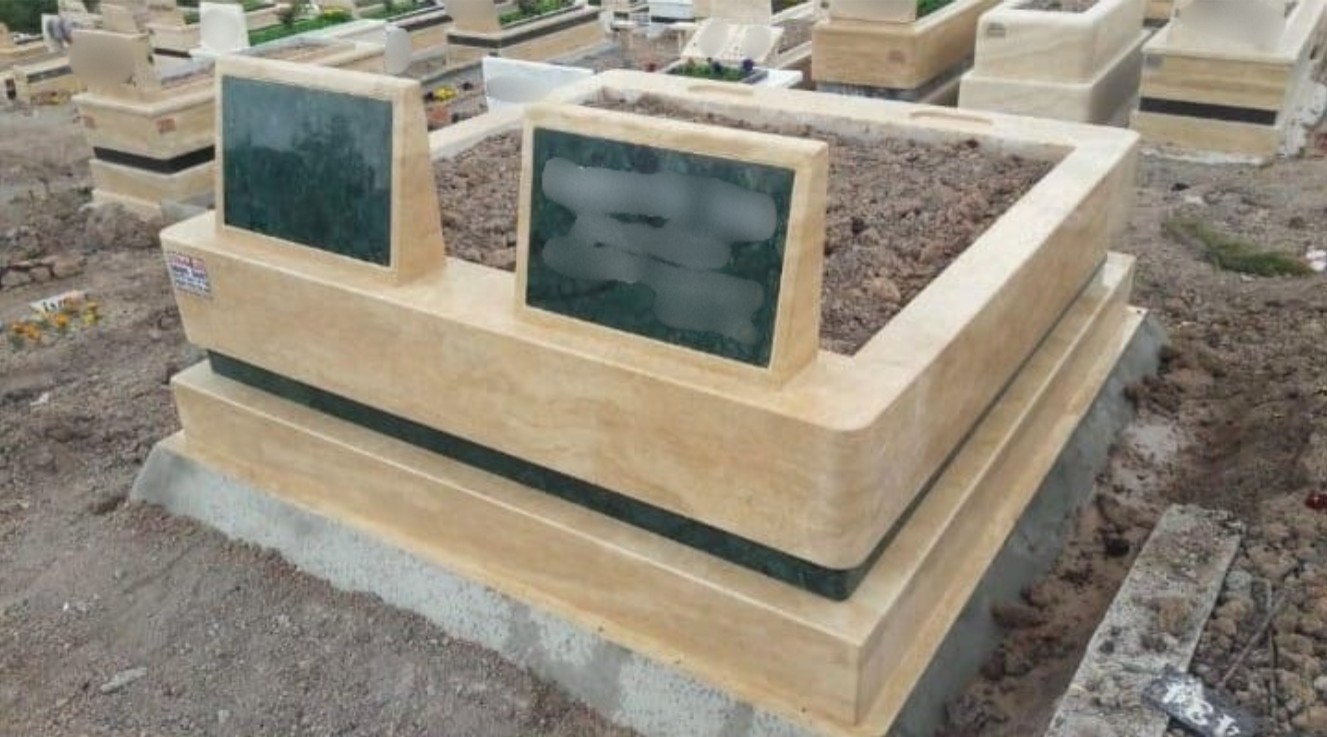 Lera Mermer Granit blok mezar modeli 25